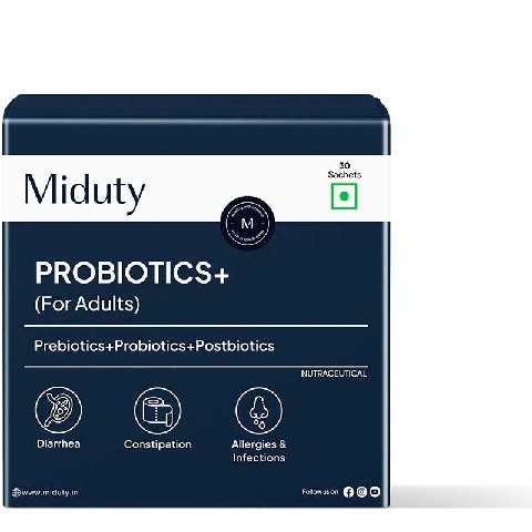 1 - Miduty Probiotics+ (For Adults), 30 sachets/pack Unflavoured