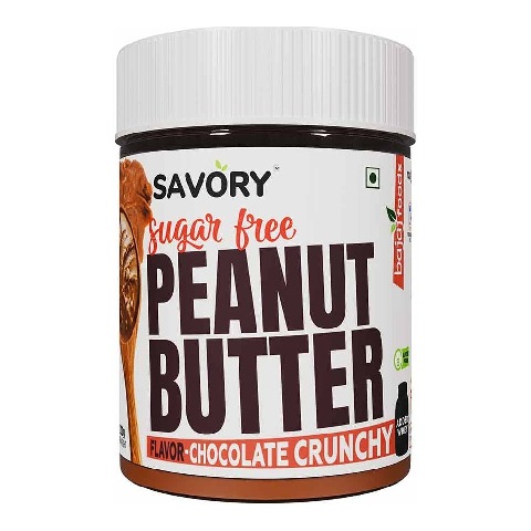 1 - Savory Sugar Free Peanut Butter, 200 g Chocolate Crunchy