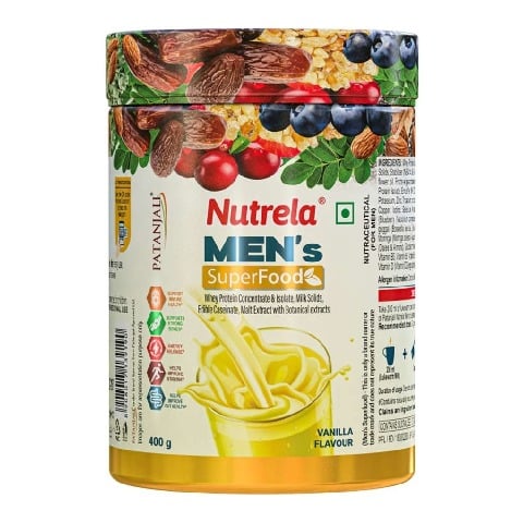 1 - Nutrela Men's Superfood, Vanilla 400 g