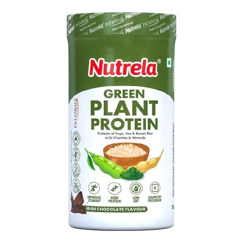 1 - Nutrela Green Plant Protein, 1.1 lb Irish Chocolate