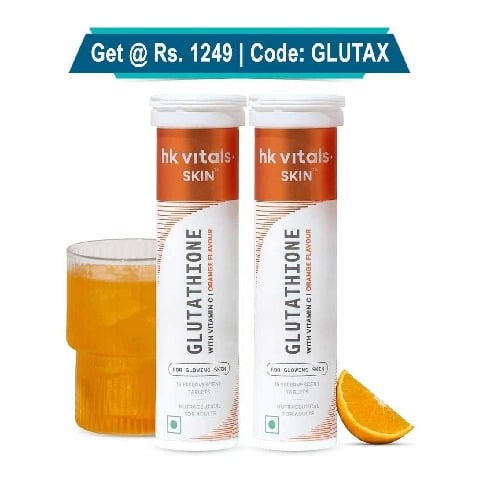 HealthKart HK Vitals Glutathione Effervescent,  Orange  30 tablet(s) 
