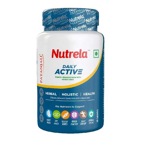 1 - Nutrela Daily Active Multivitamin,  30 capsules  Unflavoured 