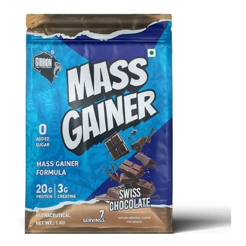 1 - Gibbon Nutrition Mass Gainer,  2.2 lb  Swiss Chocolate 