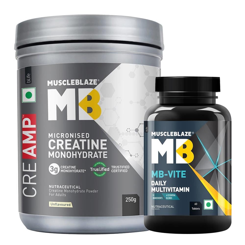 Creatine CreAMP 250g and Multivitamin 60 Tabs Combo