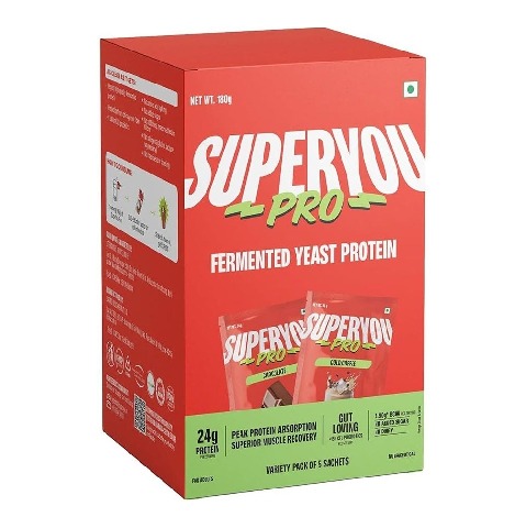 1 - Superyou Pro Fermented Yeast Protein,  5 sachets/pack  Assorted 