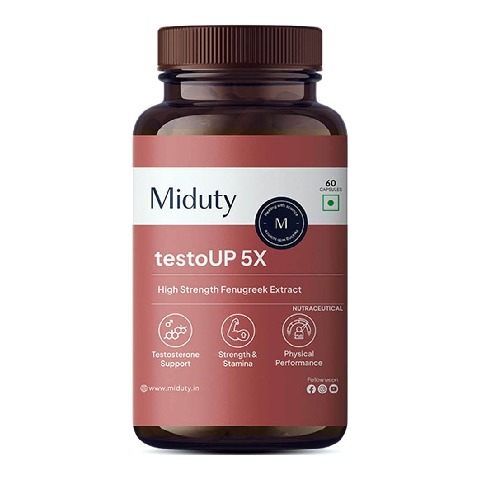 Miduty TestoUP 5X, 60 capsules