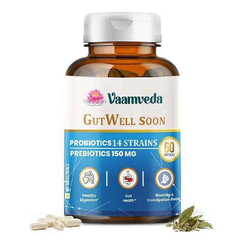 Vaamveda GutWell Soon,  60 capsules  Unflavoured 
