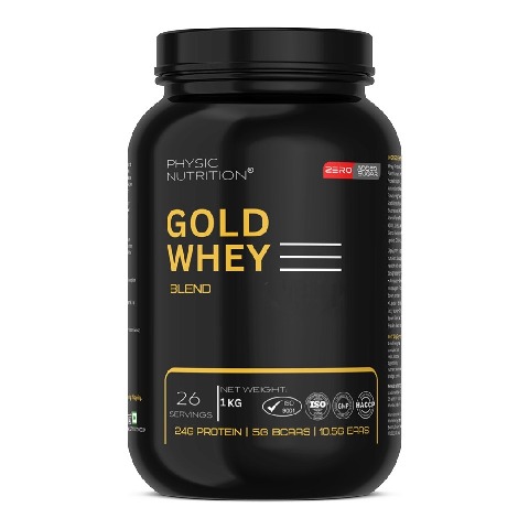 1 - Physic Nutrition Gold Whey Protein Blend, 2.2 lb Strawberry