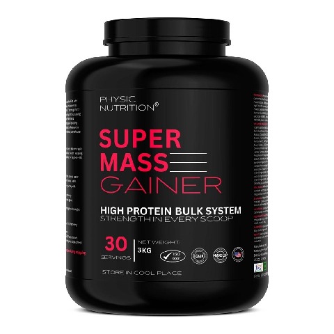 1 - Physic Nutrition Super Mass Gainer,  6.6 lb  Chocolate 