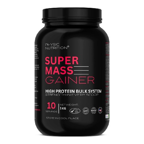 1 - Physic Nutrition Super Mass Gainer,  2.2 lb  Mango 