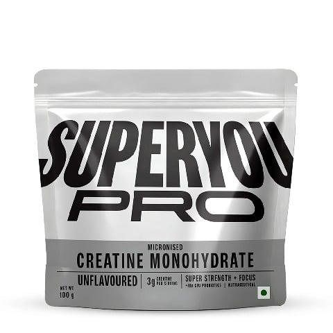 1 - Superyou Pro Micronised Creatine Monohydrate, Unflavoured 0.22 lb