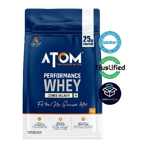 1 - AS-IT-IS Nutrition ATOM Performance Whey,  2.2 lb  Cookie Delight 