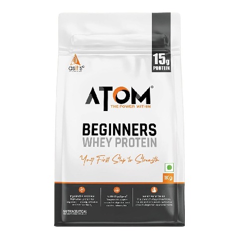 1 - AS-IT-IS Nutrition ATOM Beginners Whey Protein, 2.2 lb Choco Hazel Fusion