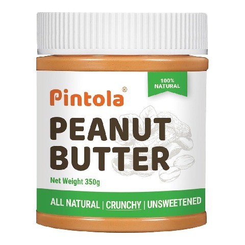 1 - Pintola All Natural Peanut Butter,  0.350 kg  Crunchy 