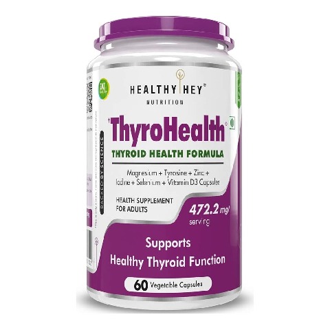 1 - HealthyHey Nutrition ThyroHealth Thyroid Health Formula,  60 veggie capsule(s) 