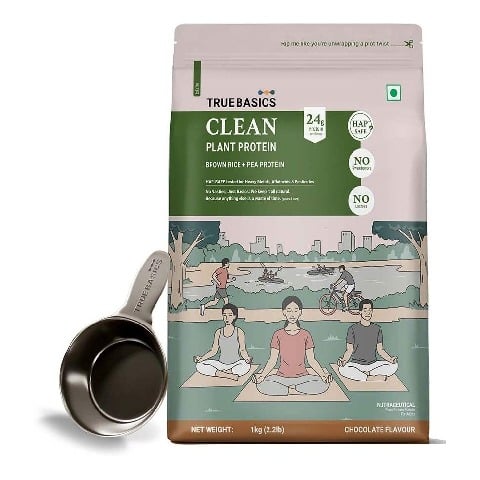 TrueBasics Clean Plant Protein, 2.2 lb Chocolate
