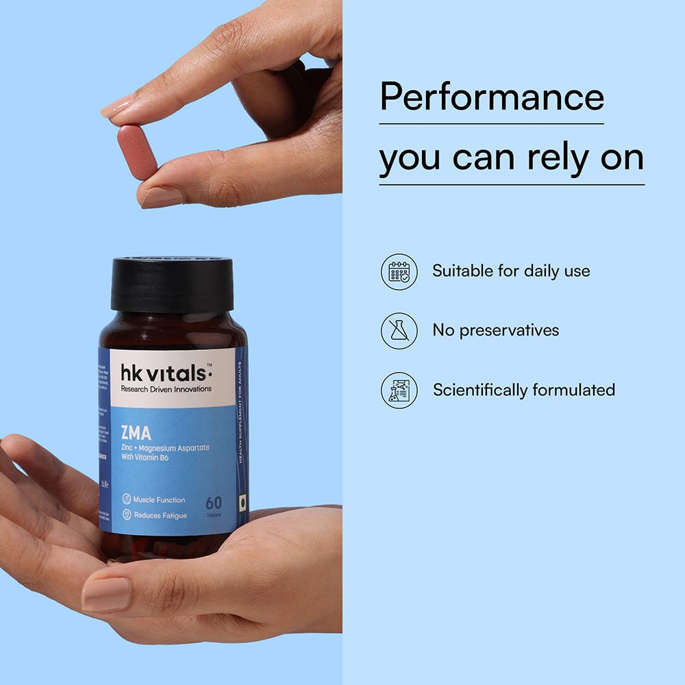 10 - HK Vitals ZMA,  60 tablet(s)  Unflavoured