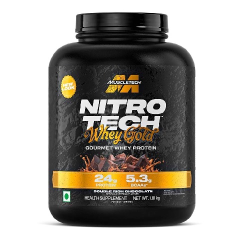 1 - MuscleTech Nitrotech Whey Gold,  3.99 lb  Double Rich Chocolate 