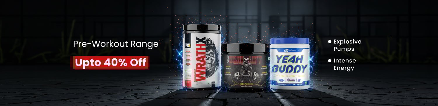 Pre-Workout all PL Brands | Upto 40% off