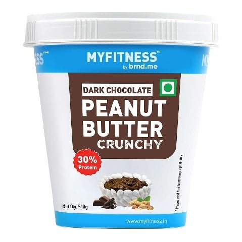 1 - Myfitness by brnd.me Dark Chocolate Peanut Butter, 0.510 kg Crunchy