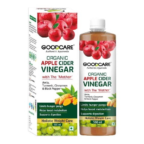 1 - Goodcare Organic Apple Cider Vinegar,  500 ml  Holistic Weight Care 