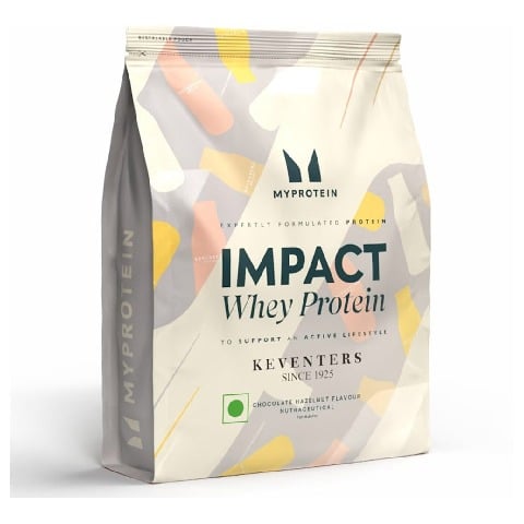 1 - Myprotein Impact Whey Protein, 2.2 lb Keventers Chocolate Hazelnut