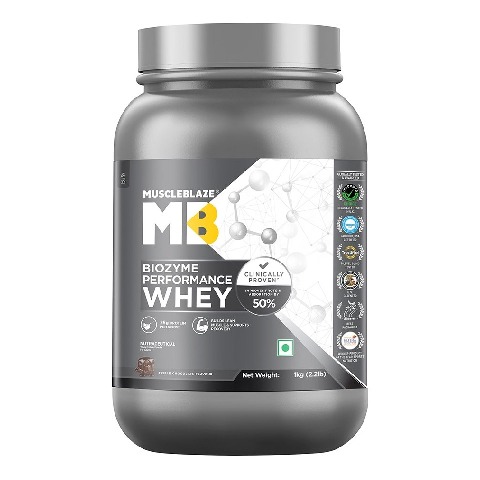 1 - MuscleBlaze Biozyme Performance Whey,  1.87 lb  Triple Chocolate 