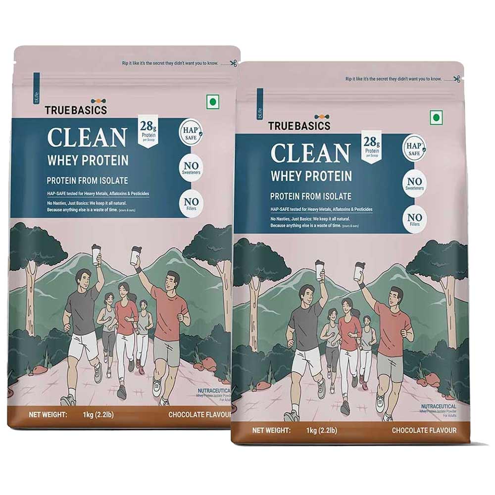 Clean Whey Protein Isolate 2kg Chocolate Pack
