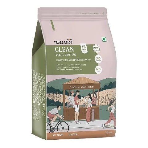 9 - TrueBasics Clean Yeast Protein,  2.2 lb  Coffee 