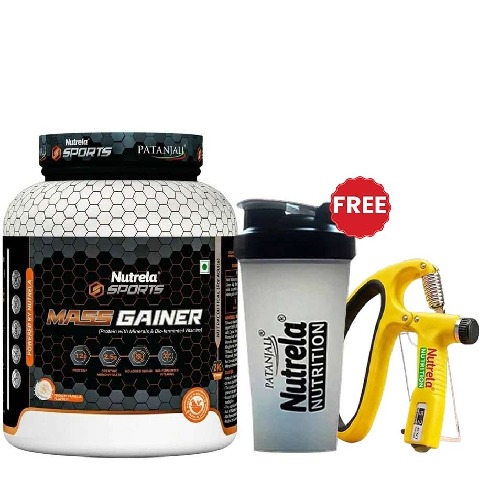 Nutrela Sports Patanjali Mass Gainer,  4.4 lb  Malai Kulfi 
