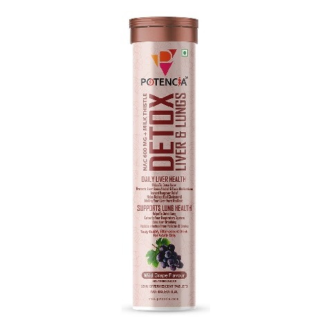 1 - Potencia Detox Liver & Lungs Effervescent Wild Grape, 15 tablet(s)