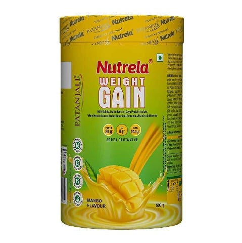 1 - Nutrela Weight Gainer,  1.1 lb  Mango 