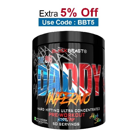BLACK BEAST The Big Daddy Inferno Pre-Workout,  0.66 lb  Rocket Pop 