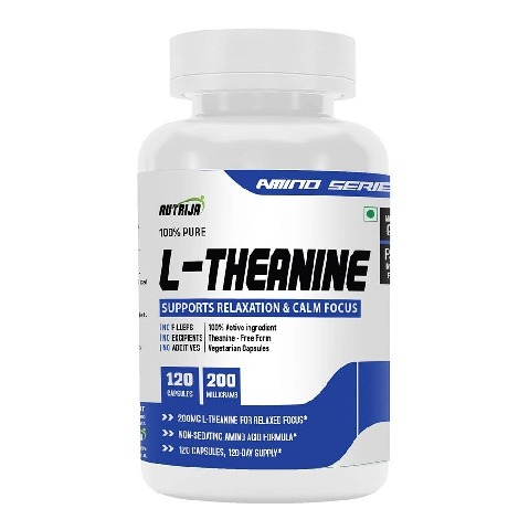 1 - NutriJa L-Theanine 200mg,  120 capsules 