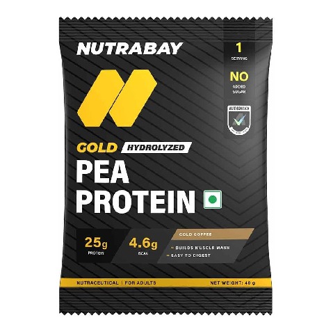1 - Nutrabay Gold Pea Protein, 0.09 lb Cold Coffee (Single Serve)