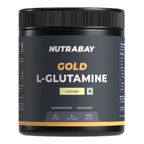 1 - Nutrabay Gold L-Glutamine,  0.39 lb  Lemon 