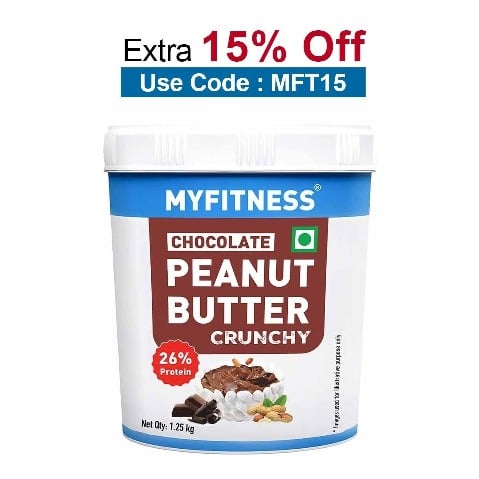 Myfitness by brnd.me Chocolate Peanut Butter,  1.25 kg  Crunchy 