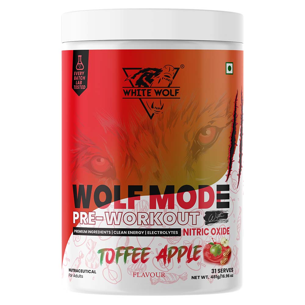 White Wolf Pre-Workout Wolf Mode, 1.06 lb Toffee Apple-picture-6