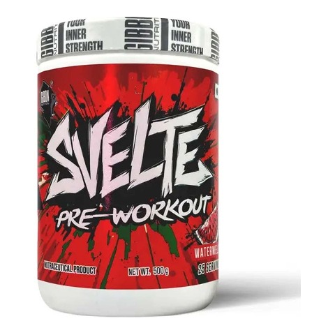 2 - Gibbon Nutrition Svelte Pre-Workout, 1.1 lb Watermelon