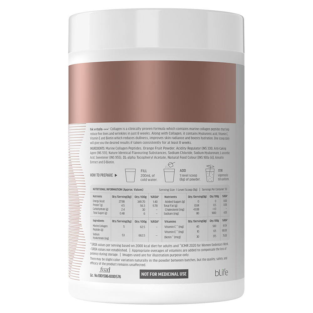 15 - HK Vitals Skin Radiance Collagen,  Marine Collagen  400 g  Mango
