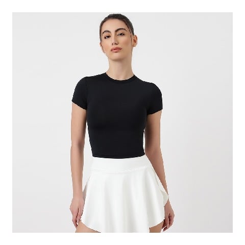1 - ZVERSE MotionSculpt Training Top,  Black Riot  X-Small 
