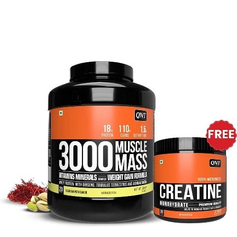 QNT Muscle Mass 3000,  6.6 lb  Coffee 