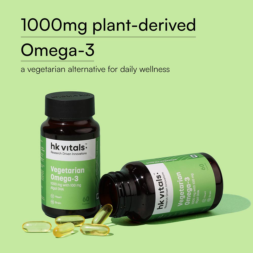 3 - HK Vitals Veg Omega 3 1000mg,  60 tablet(s)