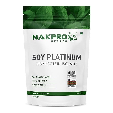 1 - Nakpro Vegan Platinum Soy Protein Isolate,  2.2 lb  Chocolate 
