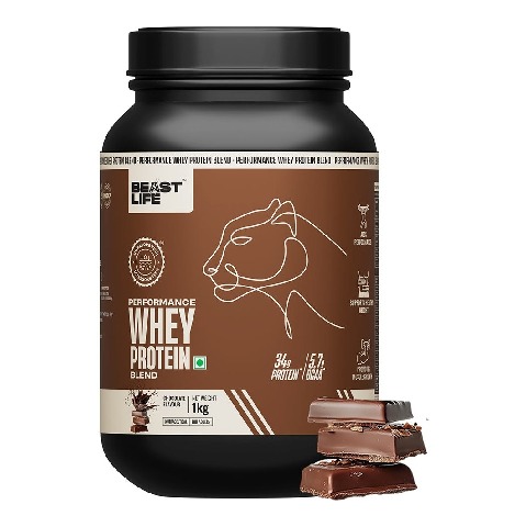 1 - BeastLife Performance Whey Protein Blend,  2.2 lb  Chocolate 