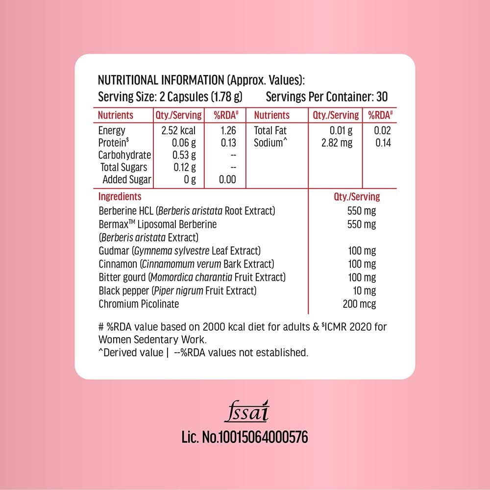 11 - HK Vitals Liposomal Berberine,  60 capsules