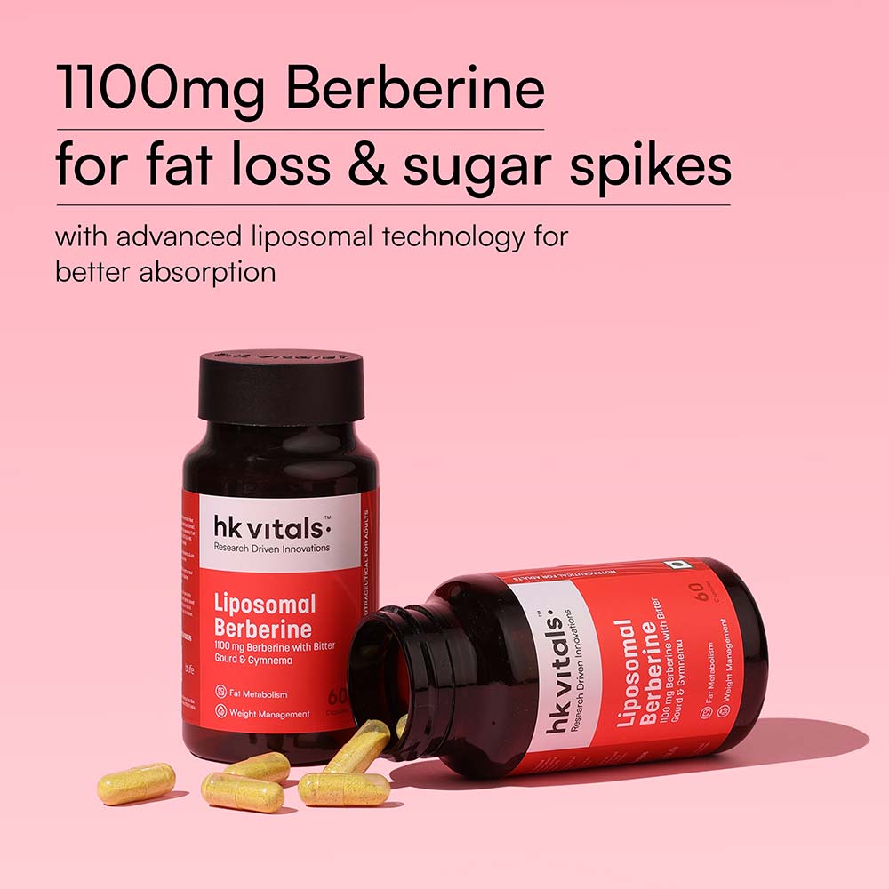 3 - HK Vitals Liposomal Berberine,  60 capsules