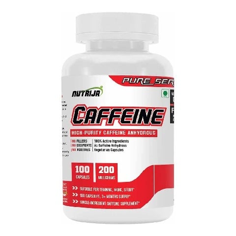 2 - NutriJa Caffeine 200mg,  100 capsules  Unflavoured 