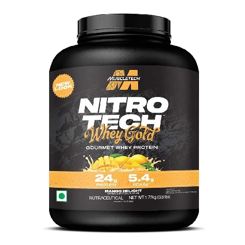 1 - MuscleTech Nitrotech Whey Gold, 3.8 lb Mango Delight