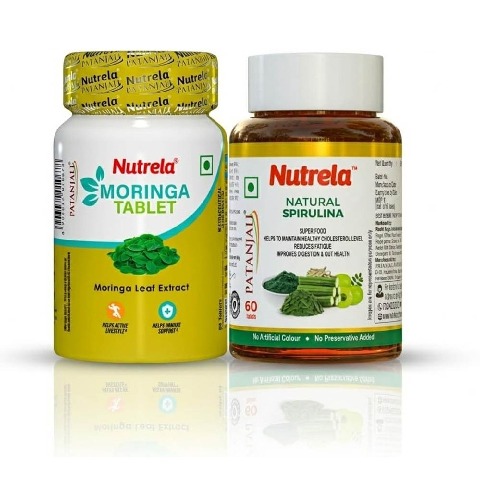 1 - Nutrela Moringa & Natural Spirulina Combo,  60 tablet(s) 